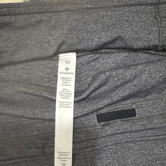 Lululemon Athletica Gray Leggings with Side Pockets - Picture 5 of 6
